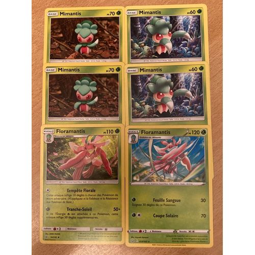 (2825) 4x Mimantis + 2x Floramantis (Pokemon) 