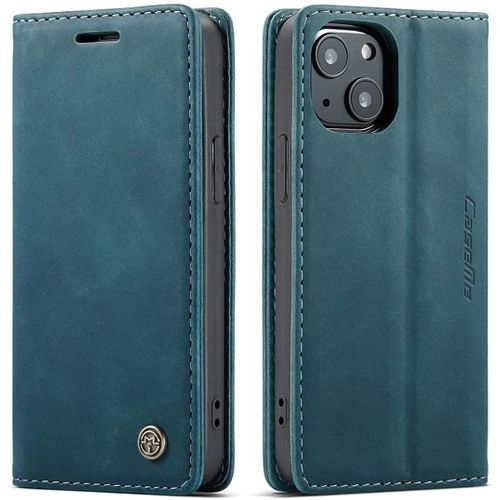 Coque Compatible Avec Iphone 13 Mini 5.4 Pouce,Anti-Choc Housse En Flip Case Portefeuille Etui,Bleu