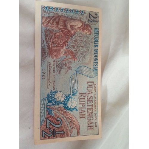 Billet 2 1/2 Rupiah Indonésie 