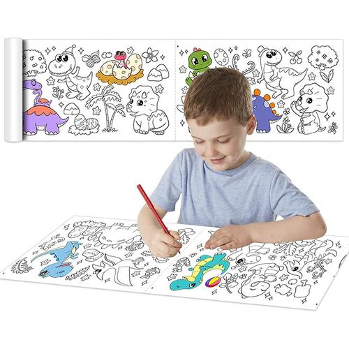 Rouleau de dessin pour enfants, rouleau de papier à colorier pour