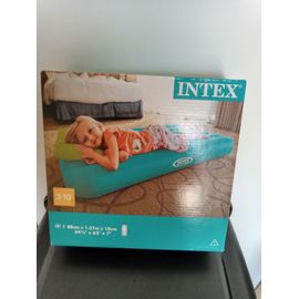 Matelas Gonflable Bleu Intex 1 Personne 3-10 Ans