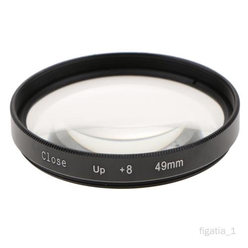 (+8) Lentille filtrante pour appareils photo numériques 49 mm 49mm