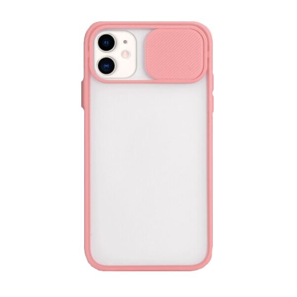 Coque Avec Fenetre Anti-Choc Mat Pour Iphone 7 - Rose