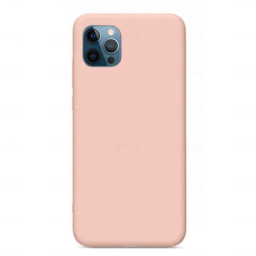 Coque En Silicone Liquide Iphone 12 - Rose