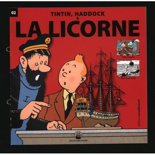 Fascicule N° 2, Tintin, Haddock Et La Licorne
