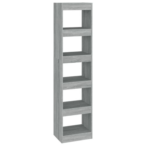 Vidaxl Bibliothèque/Séparateur De Pièce Sonoma Gris 40x30x166 Cm