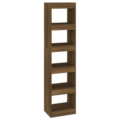Vidaxl Bibliothèque/Séparateur De Pièce Chêne Marron 40x30x166 Cm