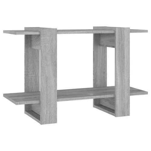 Vidaxl Bibliothèque/Séparateur De Pièce Sonoma Gris 80x30x51 Cm