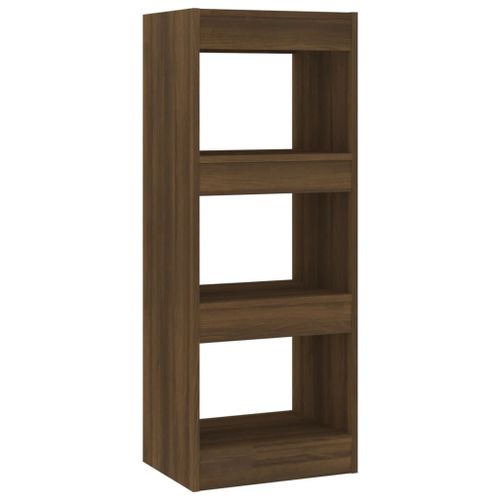 Vidaxl Bibliothèque/Séparateur De Pièce Chêne Marron 40x30x103 Cm