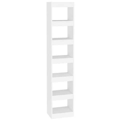 Vidaxl Bibliothèque/Séparateur De Pièce Blanc 40x30x198 Cm