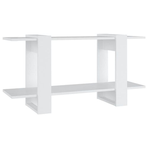 Vidaxl Bibliothèque Blanc 100x30x51 Cm Bois D'ingénierie