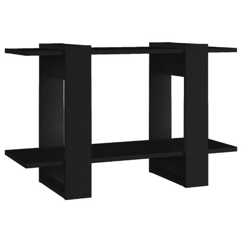 Vidaxl Bibliothèque/Séparateur De Pièce Noir 80x30x51 Cm