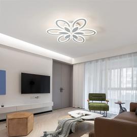 Plafonnier LED moderne dimmable - 90W lampe de salon plafonnier chambre  avec télécommande lumière couleur luminosité changement de couleur -  plafonnier noir gradation éclairage intérieur : : Luminaires et  Éclairage