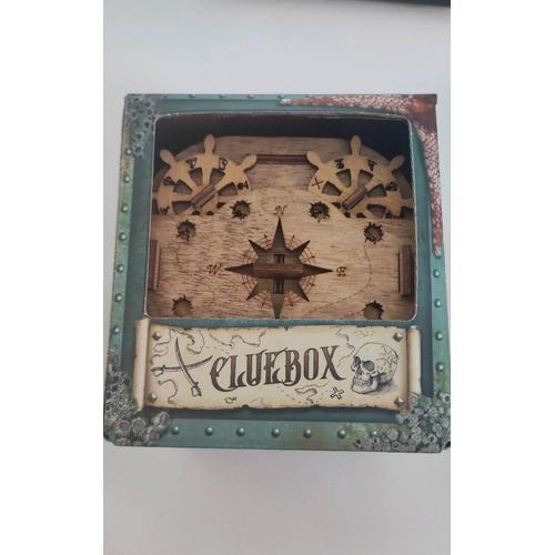 Cluebox - Une Escape Room Dans Une Boîte Coffre De Davy Jones Puzzle En 3d Jeu De Réflexion Jeu De Patience Jeu De Logique - Puzzle 3d En Bois - Boîte Cadeau - Boîte Secret