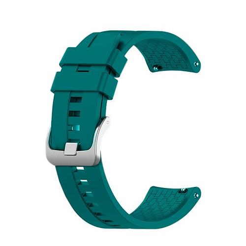 Bracelet En Silicone Souple Avec Boucle Pour Garmin Quatix 6 - 47mm - Vert