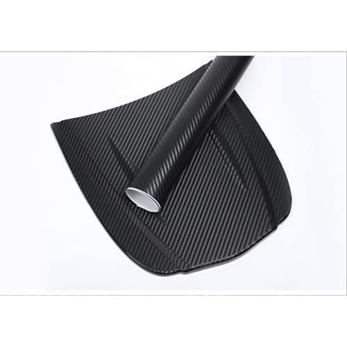 Rouleau de film autocollant universel en fibre de carbone 5D pour voiture,  capot, coffre, toit, tableau de bord, 50 x 50 cm, noir