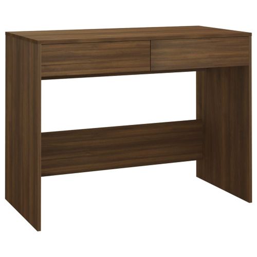 Vidaxl Bureau Chêne Marron 101x50x76,5 Cm Aggloméré