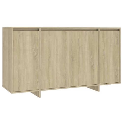 Vidaxl Buffet Chêne Sonoma 135x41x75 Cm Bois D'ingénierie