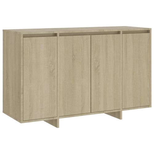 Vidaxl Buffet Chêne Sonoma 120x41x75 Cm Bois D'ingénierie