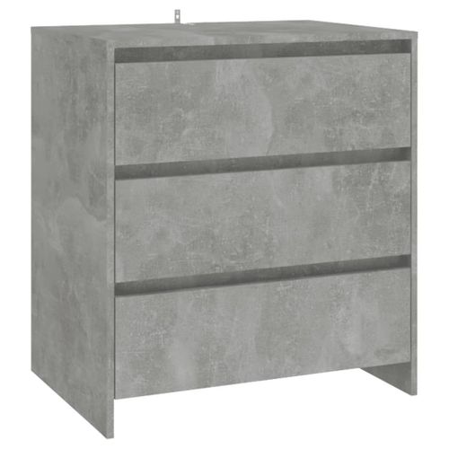 Vidaxl Buffet Gris Béton 70x41x75 Cm Aggloméré