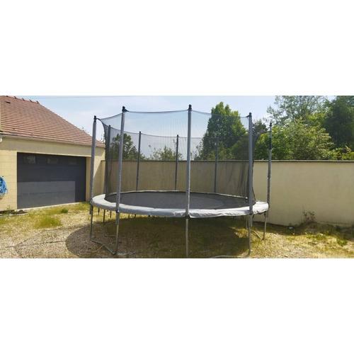 Trampoline Rond 420 Avec Filet De Protection 