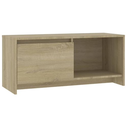 Vidaxl Meuble Tv Chêne Sonoma 90x35x40 Cm Aggloméré