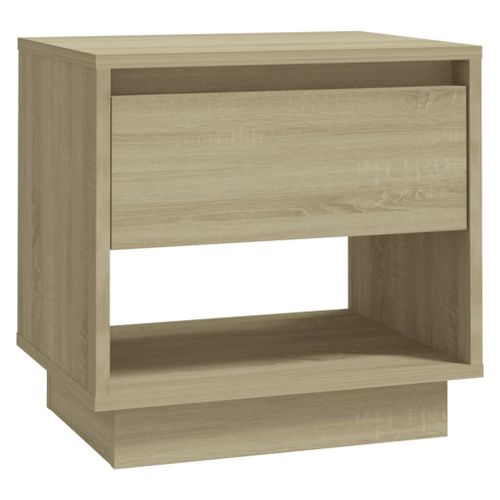 Vidaxl Table De Chevet Chêne Sonoma 45x34x44 Cm Aggloméré
