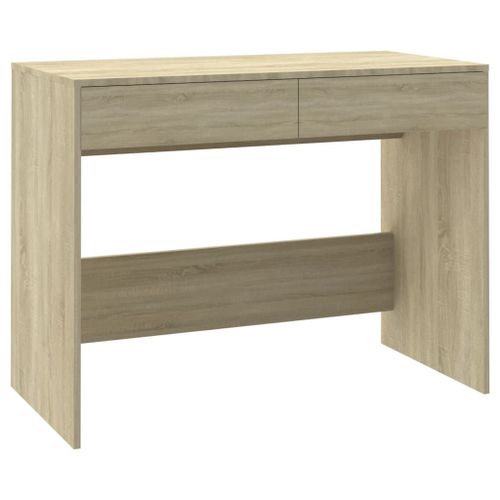 Vidaxl Bureau Chêne Sonoma 101x50x76,5 Cm Aggloméré
