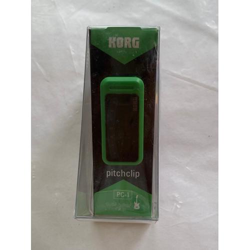 Korg Pitchclip Pc-1-Gr Green / Vert Accordeur Guitares Et Basses 