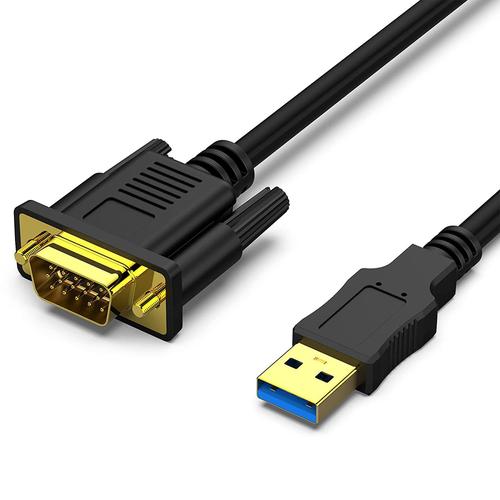 Câble USB vers VGA, 1,8 m USB 3.0 vers VGA mâle vers mâle