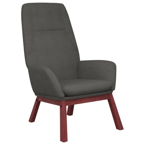 Vidaxl Chaise De Relaxation Gris Foncé Tissu