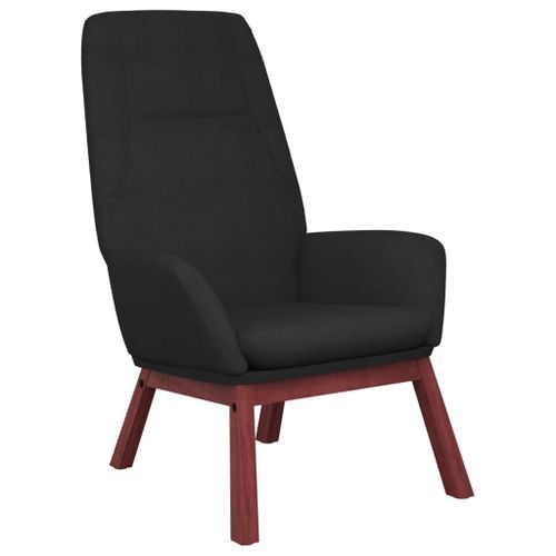 Vidaxl Chaise De Relaxation Noir Tissu