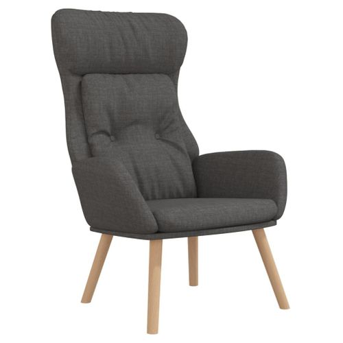 Vidaxl Chaise De Relaxation Gris Foncé Tissu