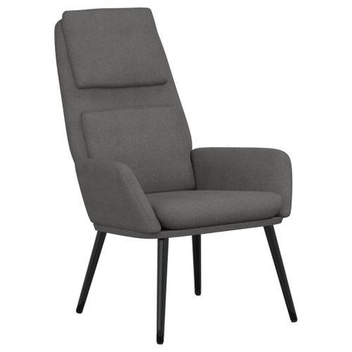 Vidaxl Chaise De Relaxation Gris Clair Tissu