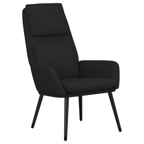 Vidaxl Chaise De Relaxation Noir Tissu