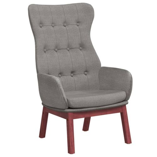 Vidaxl Chaise De Relaxation Gris Clair Tissu