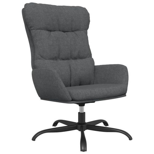 Vidaxl Chaise De Relaxation Gris Foncé Tissu