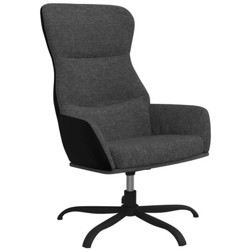 Vidaxl Chaise De Relaxation Gris Foncé Tissu