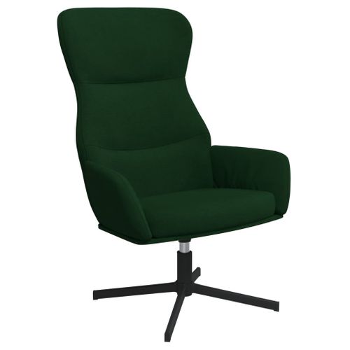 Vidaxl Chaise De Relaxation Vert Fonc? Velours