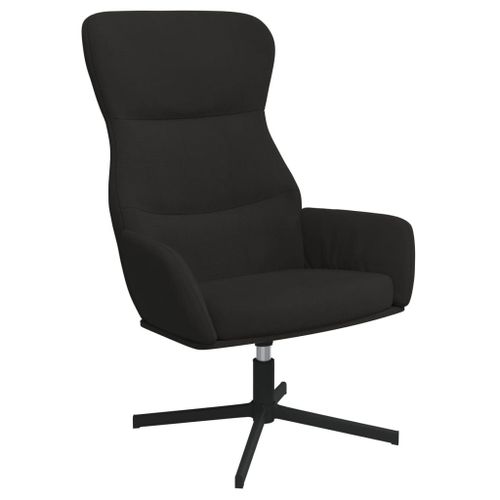 Vidaxl Chaise De Relaxation Noir Velours