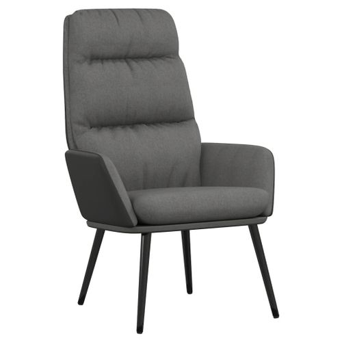 Vidaxl Chaise De Relaxation Gris Clair Tissu