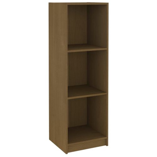 Vidaxl Bibliothèque/Séparateur De Pièce Marron Miel Bois De Pin Massif