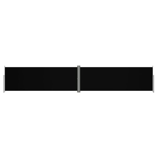 Vidaxl Auvent Latéral Rétractable Noir 180x1000 Cm