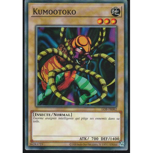 Carte Yu-Gi-Oh - Kumootoko - Lob-Fr082
