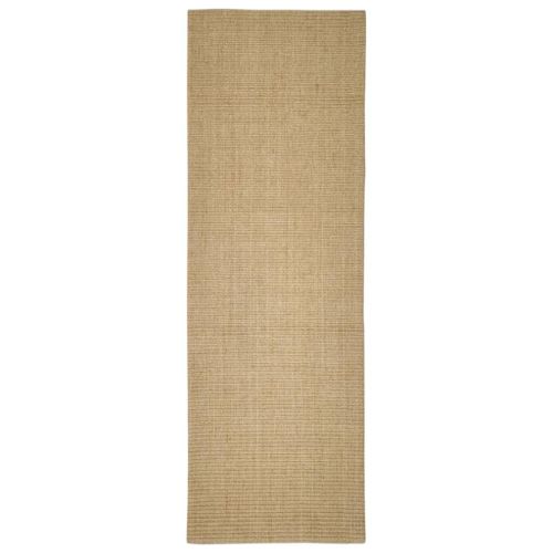 Vidaxl Tapis Sisal Naturel 66x200 Cm