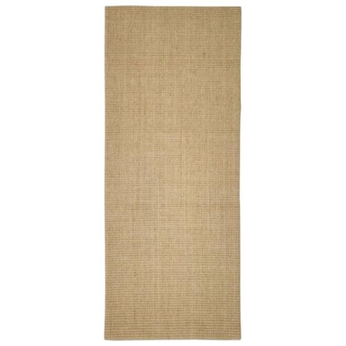 Vidaxl Tapis Sisal Naturel 80x200 Cm