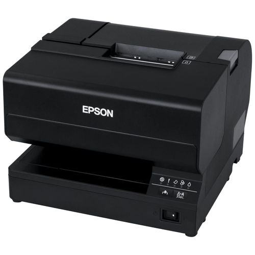 Epson TM J7700 - Imprimante de reçus - jet d'encre - Rouleau (8,3 cm), 230 x 297 mm - jusqu'à 98 mm/sec - USB 2.0, LAN - outil de coupe - noir