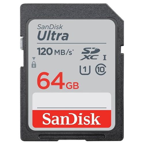 SanDisk Ultra - Carte mémoire flash - 64 Go - UHS-I U1 / Class10 - SDXC UHS-I