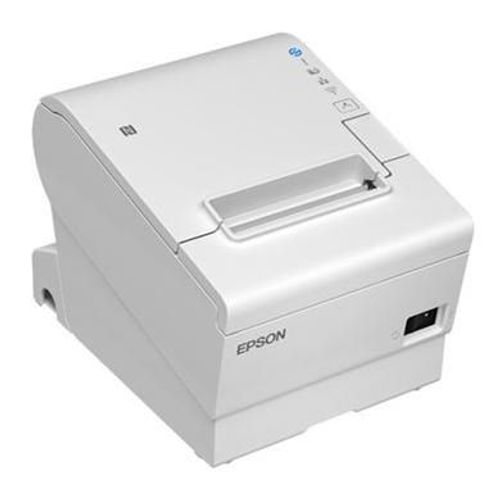 Epson TM T88VII (111) - Imprimante de reçus - thermique en ligne - Rouleau (7,95 cm) - 180 x 180 ppp - jusqu'à 500 mm/sec - USB 2.0, hôte USB 2.0, LAN, série - outil de coupe - blanc