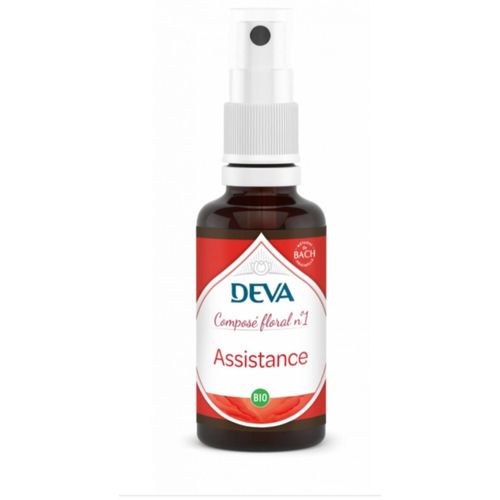 Assistance 30ml Spray Rescue Fleurs De Bach Deva Neuf 